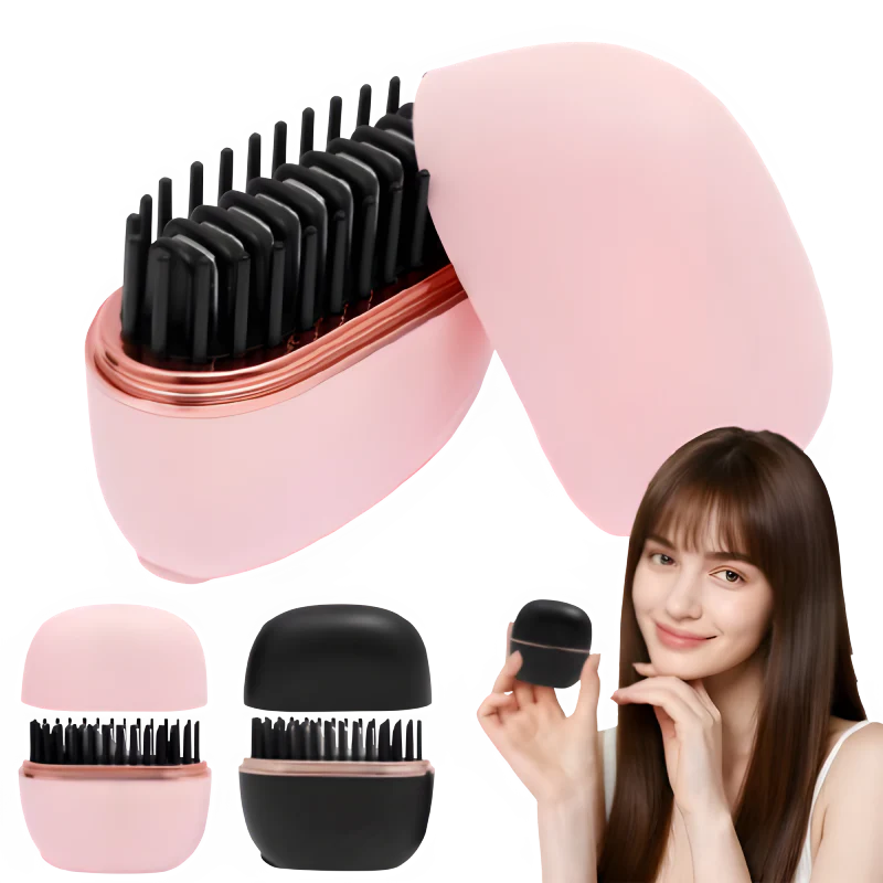 مشط استقامة شعر لاسلكي وشاحن USB - لمسة من الاناقة™